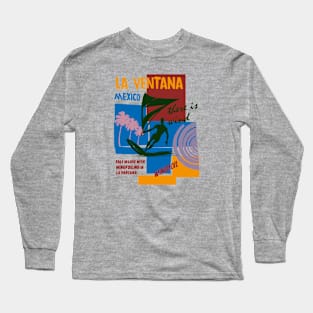 Wingfoil In La Ventana, Mexico. Long Sleeve T-Shirt